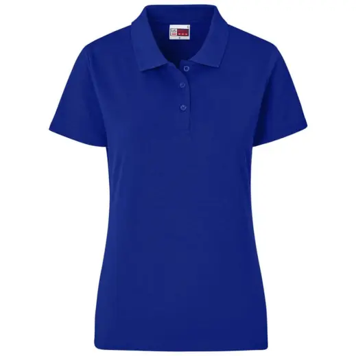 Ladies Prima Stretch Golf Shirt Royal Front